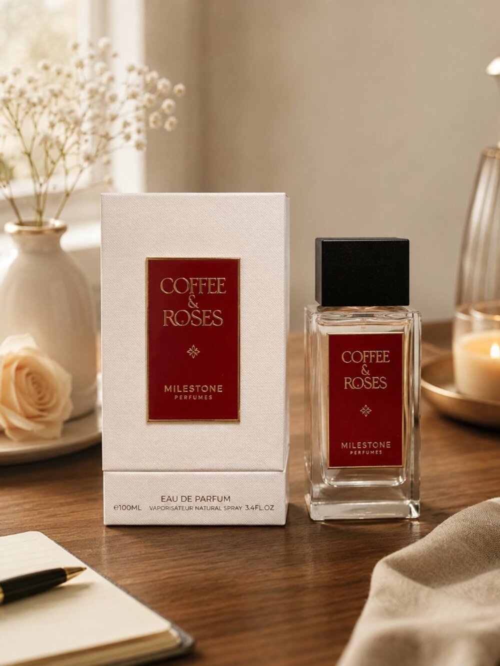 MILESTONE Coffee & Roses 100ml Eau De Parfum (UNISEX)